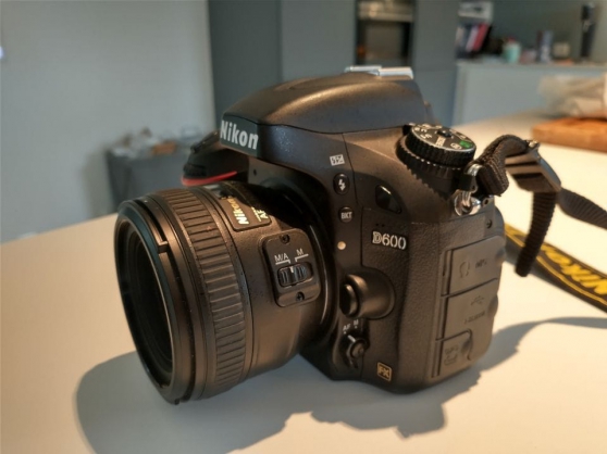 Annonce occasion, vente ou achat 'Nikon D600 plein format avec objectifs'