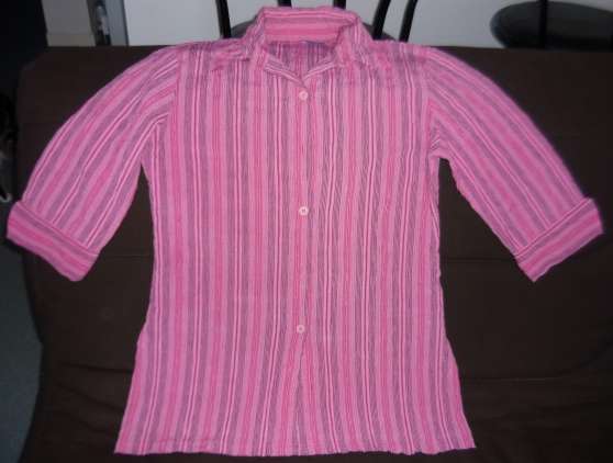 Annonce occasion, vente ou achat 'Vends chemise rose pour femme'