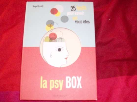 Annonce occasion, vente ou achat 'La psy box'