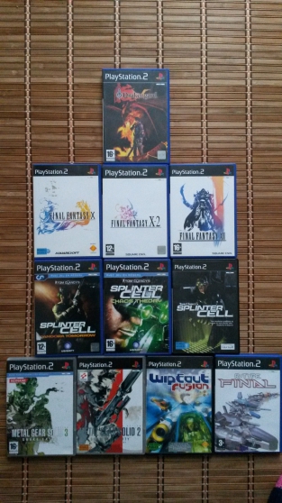 Lot de jeux PS2