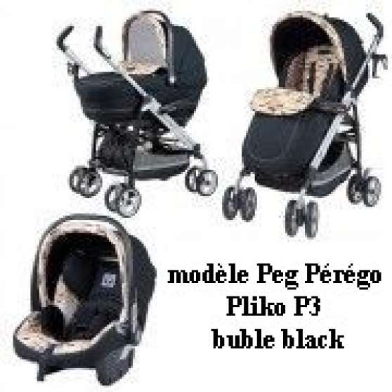 poussette peg perego pliko 3 en 1