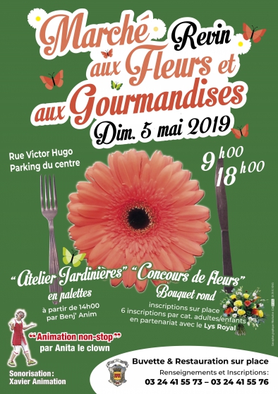 Marché aux fleurs & gourmandises 2019