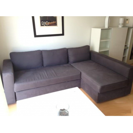 Canapé 3 places d\'angle/méridienne IKEA