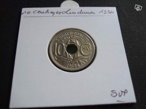 Annonce occasion, vente ou achat 'Monnaie:10 Centimes LINDAUER 1934 SUP'
