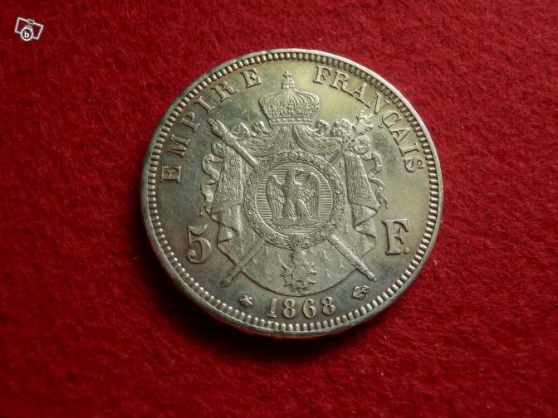 Monnaie: 5 Francs Argent NAPOLEON III 18