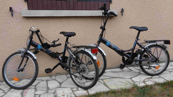 2 vélos pliables