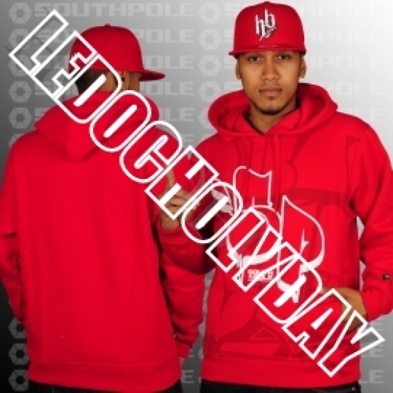 Annonce occasion, vente ou achat 'hoody capuche southpole rouge S neuf gun'