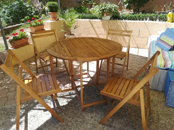 Annonce occasion, vente ou achat 'table et chaises terrasse'