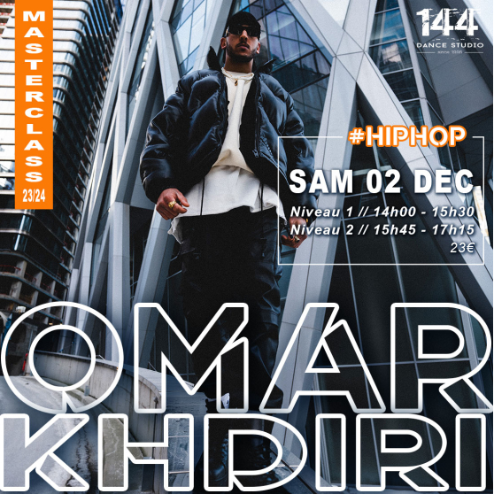 Annonce occasion, vente ou achat 'Masterclass Hip Hop avec Omar Khdiri'