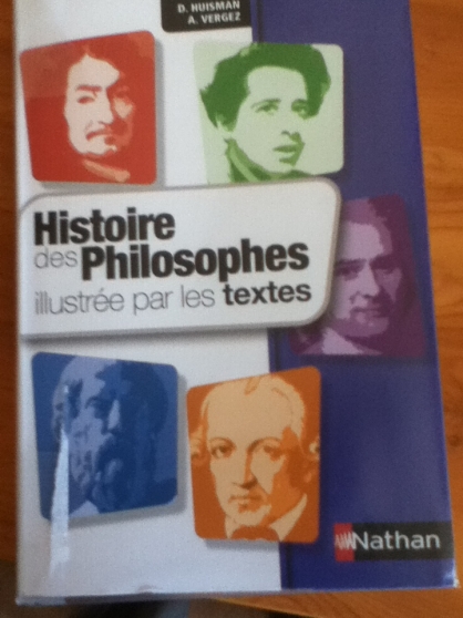 Annonce occasion, vente ou achat 'histoire des philosophes'