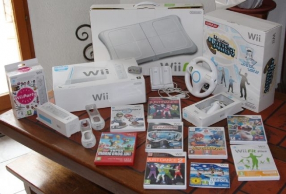 Annonce occasion, vente ou achat 'Console Wii avec 13 jeux, wii balance, v'