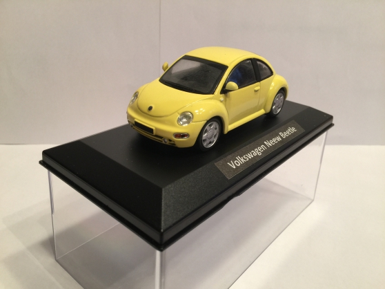 Volkswagen New Beetle jaune miniat. 1/43