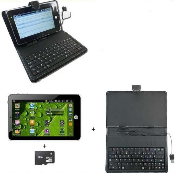 Tablette tactile + clavier + Mini sd 8Go