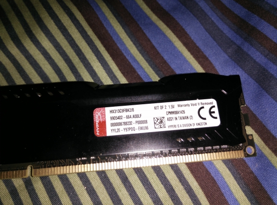 2*4Go DDR3 1333MHz CL9 Kingston HyperX F