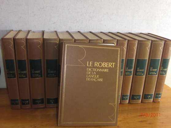 Annonce occasion, vente ou achat 'encyclopedie robert'