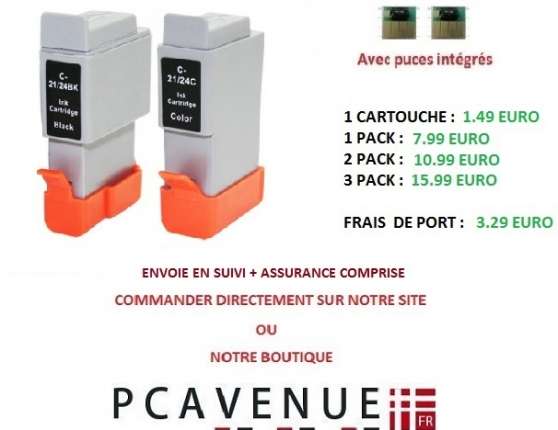Annonce occasion, vente ou achat '2 Cartouche encre compatible bci15/bci16'