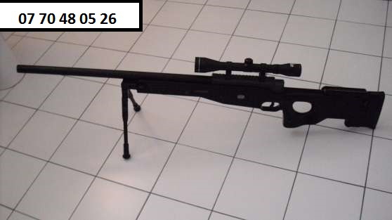 Annonce occasion, vente ou achat 'Sniper Mauser SR 2joules Noir Airsoft'