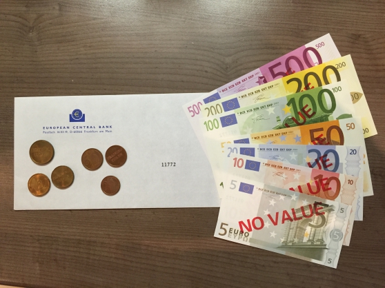 Pièces et billets euros série rare