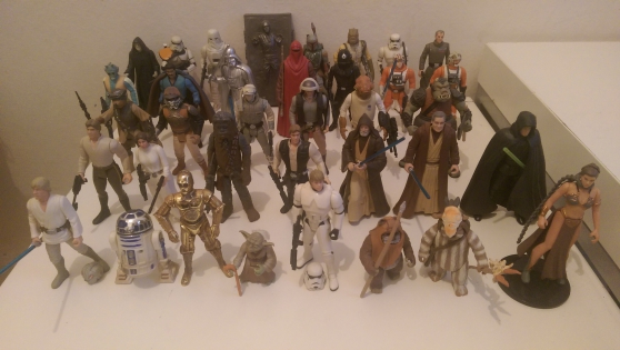 Annonce occasion, vente ou achat 'Lot 34 figurines STAR WARS Kenner'