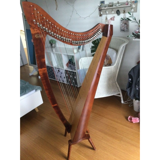 Annonce occasion, vente ou achat 'Harpe celtique salvia  34 cordes'