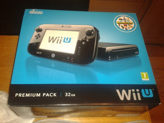 Wii U Premium Pack + Game - 32 GB Black