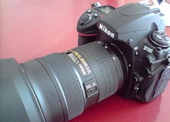 Annonce occasion, vente ou achat 'Nikon D700 objectif 24-70 afs g ed'