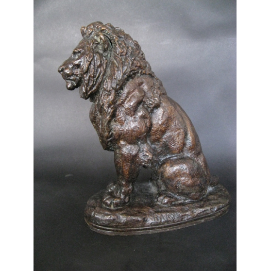 Annonce occasion, vente ou achat 'Antoine-Louis Barye. Lion assis.'