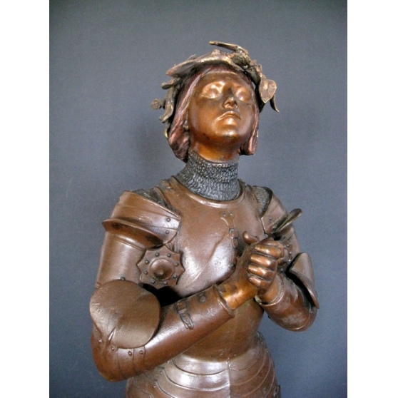 Annonce occasion, vente ou achat 'Jeanne d\'Arc. Patine bronze.A.Merci'