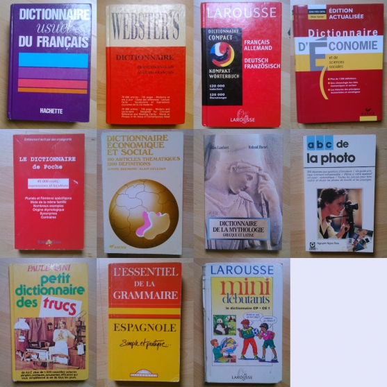 Annonce occasion, vente ou achat 'Livres pdagogiques et dictionnaires'