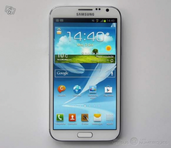 Annonce occasion, vente ou achat 'Samsung galaxy note 2 blanc tout operate'