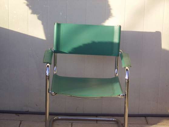 fauteuils cuir vert