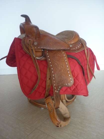 Annonce occasion, vente ou achat 'Selle poney type western + tapis'