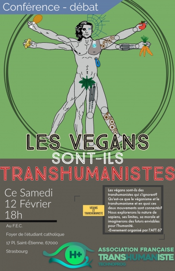 Annonce occasion, vente ou achat 'Les vgans sont-ils des transhumanistes?'