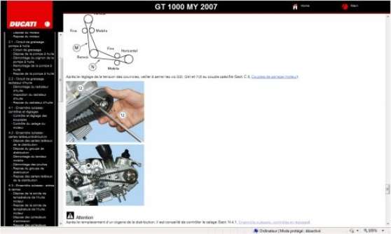 Annonce occasion, vente ou achat 'Manuel atelier Ducati GT 1000 -2007 - Fr'