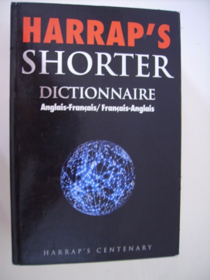 Annonce occasion, vente ou achat 'Harrap\'s Shorter-Dictionnaire bilingue'