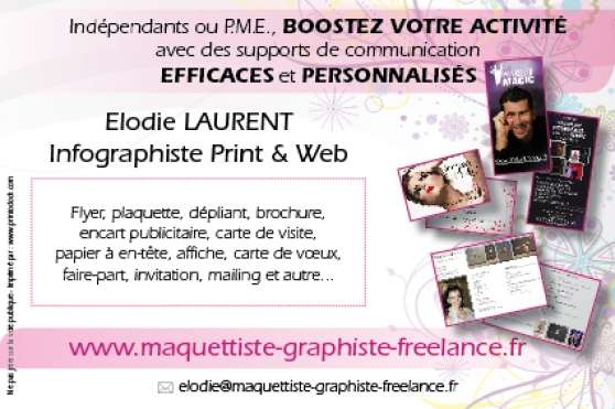 Annonce occasion, vente ou achat 'Infographiste'