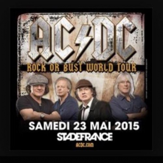 4 Billets Concert AC/DC 23 Mai 2015