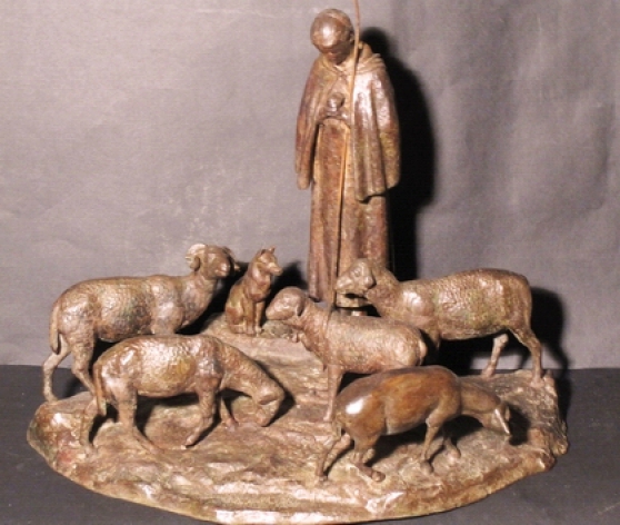 Annonce occasion, vente ou achat 'Jeanne d\'Arc aux champs.bronze sculpture'