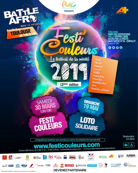 Invitation au Festi\'Couleurs - Toulouse