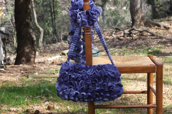 sac bleu/violet