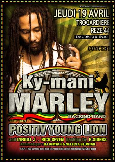 Annonce occasion, vente ou achat 'Ky-Mani MARLEY & Positiv young lion'