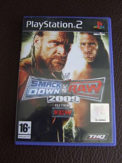 Annonce occasion, vente ou achat 'Jeu pour PS2 - Smack down vs raw 2009'