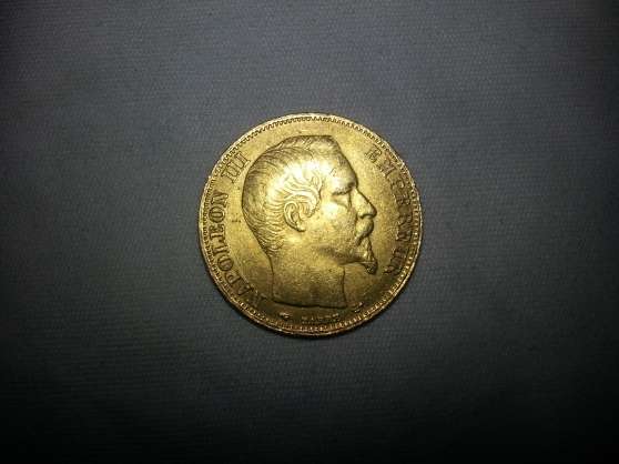 Annonce occasion, vente ou achat 'Pice Or Napolon III 20 francs 1855 A'