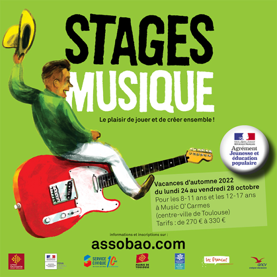 Stage musique pour les ados (Toussaint)