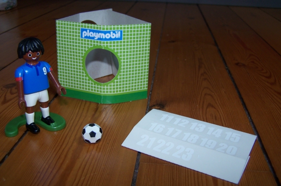 Joueur de foot et but Playmobil