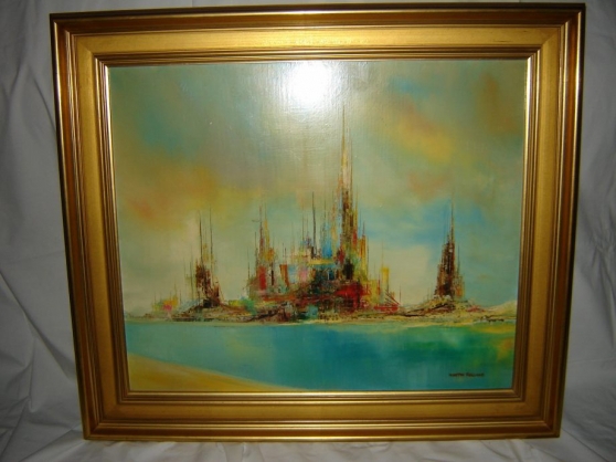 Annonce occasion, vente ou achat 'Peinture  l\'huile avec cadre 67x58 cms.'