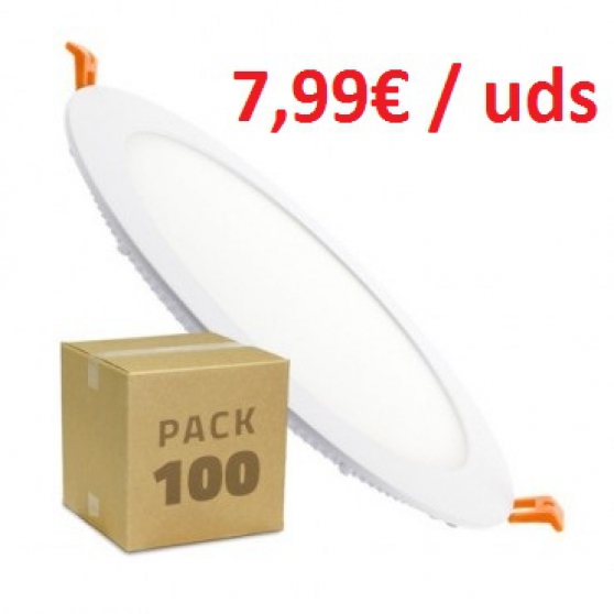 Pack 100 panneau LED 18w par 7,99EUR/ uds!