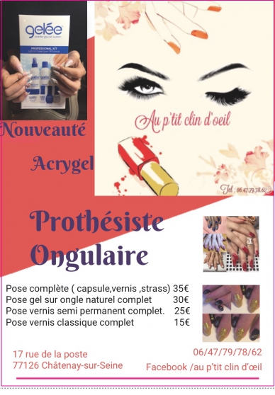 Annonce occasion, vente ou achat 'Prothsiste ongulaire'