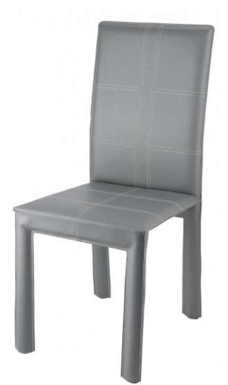 Annonce occasion, vente ou achat 'Lot 8 Chaises grises Design Cuir \