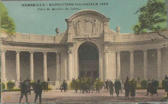 Annonce occasion, vente ou achat 'Marseille - expo colo 1922 Palais'